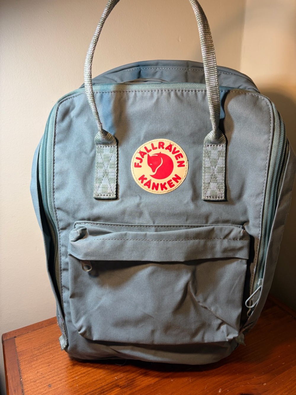 Fjallraven Backpack Adults or Kids. Great condition teal green